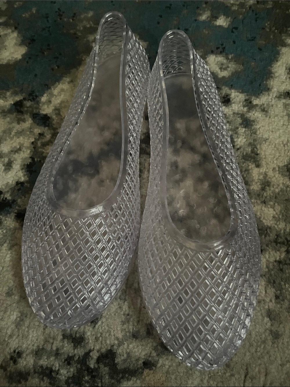 Women's Clear Jelly Ballet Flats - Comfortable Transparent Slip-On